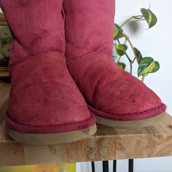 VINTAGE Short UGGs Cranberry Y2K 8 - Picture 6 of 10